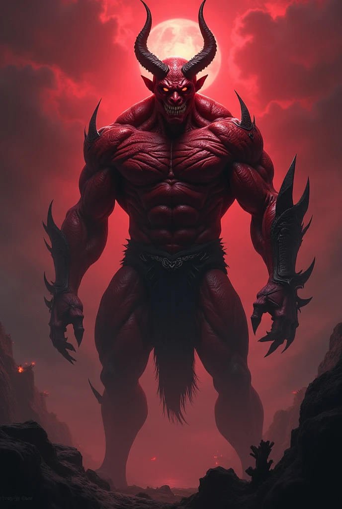 Demon that represents me on my animated Youtube channel