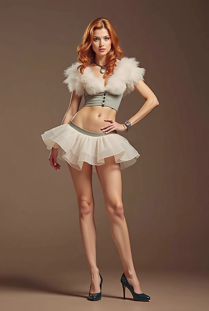 high quality instagram photo, full body of a Scandinavian girl, 20 years old, red hair, sexy, green eyes, freckles, cute face, (large breasts), big ass, Elf woman with bunny ears, short ponytail, hair bow, maid clothes, stockings, butterfly wings, shy and mischievous face, Snowy pine forest at night with dark stormy clouds, winter, Bright winter decorations, laying down