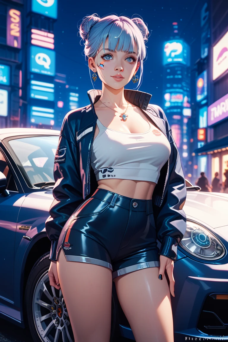 (8k, RAW photo, best quality, masterpiece:1.2), High detail RAW color photo, professional photograph,cinematic light,
BREAK
in a parking lot
grungy
colour splash
aglamorousgirl
orange hair
headband
transparent raincoat
garter belt
denim shorts
high tops
claw pose
A kawaii girl,very thin waist,gigantic tits,
BREAK
<lora:bombshell_v1:0.5>