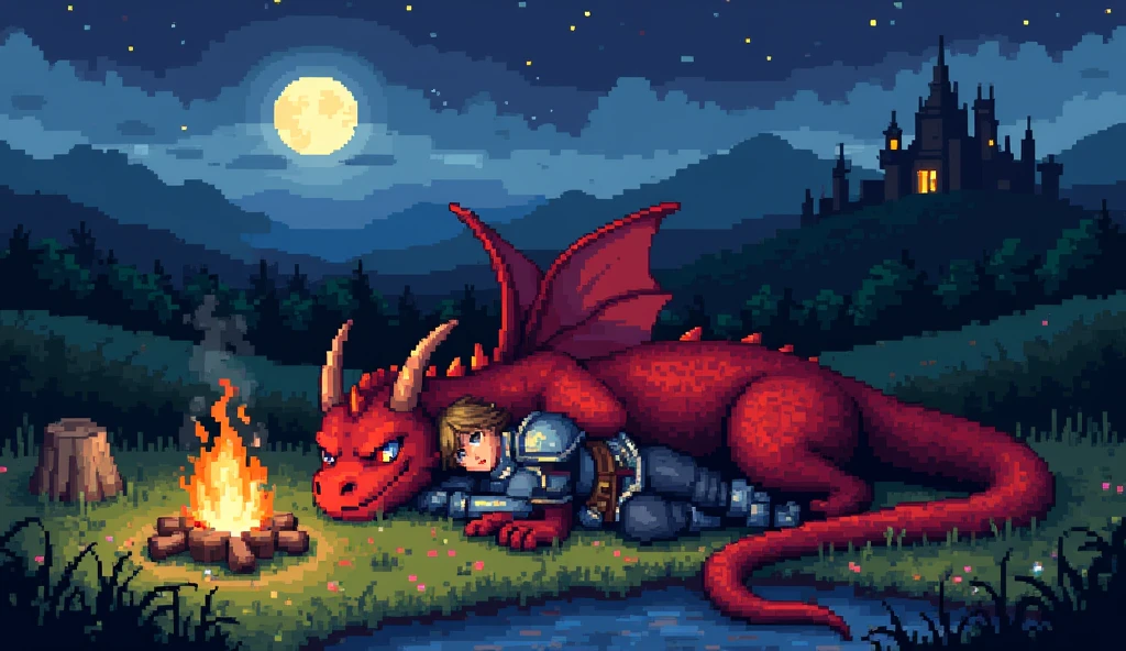 Two male agers one of them has blond hair and the other is redhead they are kissing and wearing Nordic clothes they are riding a green dragon Scarlet with yellow he has yellow eyes with black one of them is flying on a beautiful afternoon the image has to be in anime
