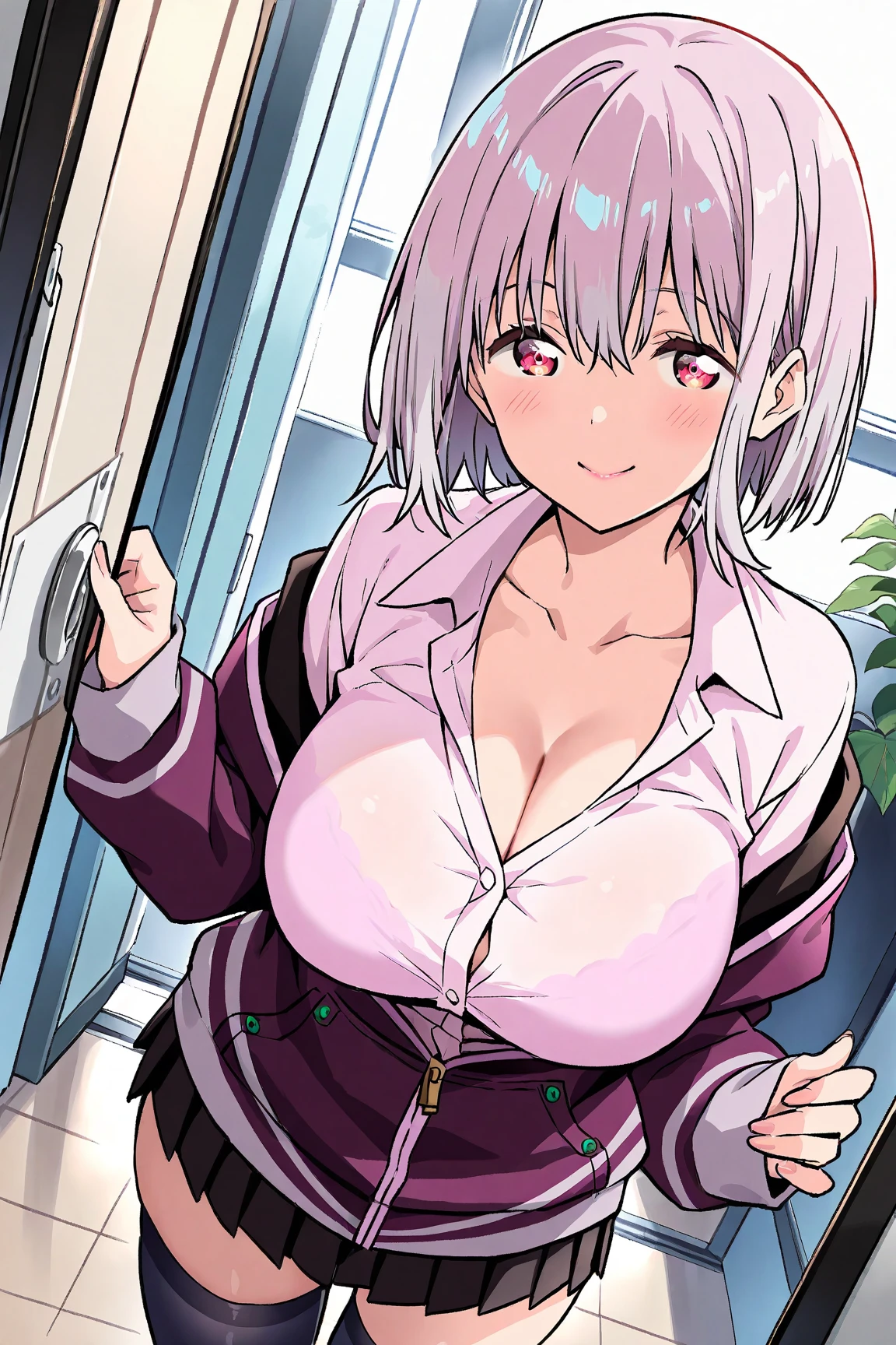 masterpiece, highest quality, Browsing Caution((crowded train:1.4)), ((throw, whole body, face focus)), Suzune, ((short hair, Gray Hair)), Delicate eyes、Finely crafted eyes、鈴音のClothes, White jacket, Black Shirt, Suzune hates it, mouth,Suzune, ((short hair, Gray Hair)), Suzune'Suzune'her face looks very mature、Suzune has a model-like figure..........................................、Suzune is attractive、Suzune is 8 heads tall、Suzune'、鈴音は老人にClothesを剥ぎ取られる、Suzune is molested by an old man、Browsing Caution((crowded trainで集団痴漢される鈴音、Suzune is molested))、(2 elderly people、suzune 1 person)、Suzune has her breasts massaged by an old man、、Browsing Caution,(3 elderly people、1 girl,Breast sucking:1.4), ((She was grabbed from behind by an old man....................................:1.5)), ((The old man grabs Suzune'Rub her breasts、Sucking nipples.:1.5)), Suzune, ((short hair, Gray Hair)), Suzune'nipples are very small、Nipples are light pink..、Suzune is wearing Suzune'Clothes、、(((Suzune'Suzune'her face looks very mature、Suzune has a model-like figure.......................................................、Suzune is attractive、Suzune has a very thin waist and legs......................................................。Suzune is 8 heads tall、Suzune is wearing a revealing bondage outfit、Inside the trainで集団痴漢に遭う鈴音、insult、crowded train、Inside the train、N Nipples are fully visible、