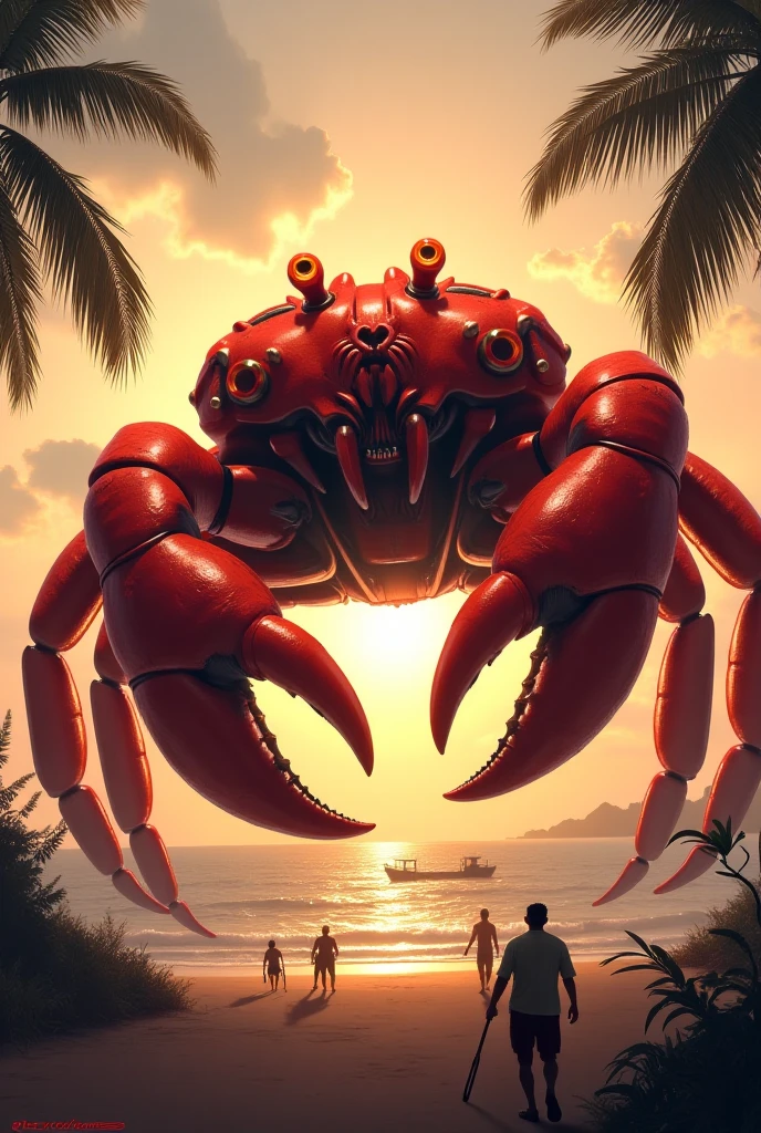 Beach Crab Mutation Proliferation Monster Giant pincers