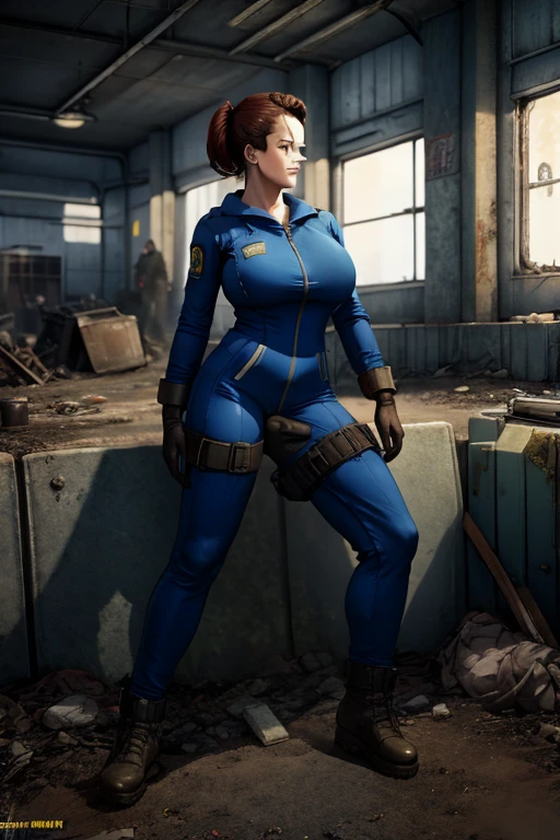 team fortress, latex, red bodysuit, harness, gas mask, skin tight, female, solo