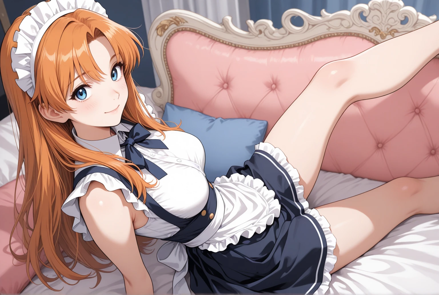 nami from one piece in maid outfit sexy