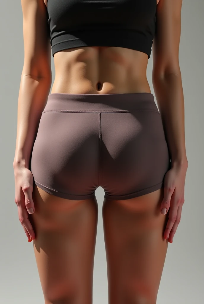 ((masterpiece, best quality)), ((30 year old)), (((Curvy))), ((Latina)), in ((pink cotton high cut panties)), ((big hips)), (((side view))), (((realistic art style)))