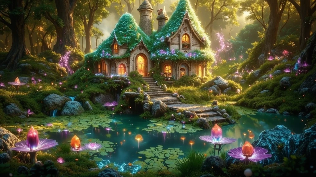 Fantasy Setting Fairytale Mystical Scenery Magical Scenery SeaArt AI Fantasy Setting Fairytale Mystical Scenery Magical Scenery SeaArt AI