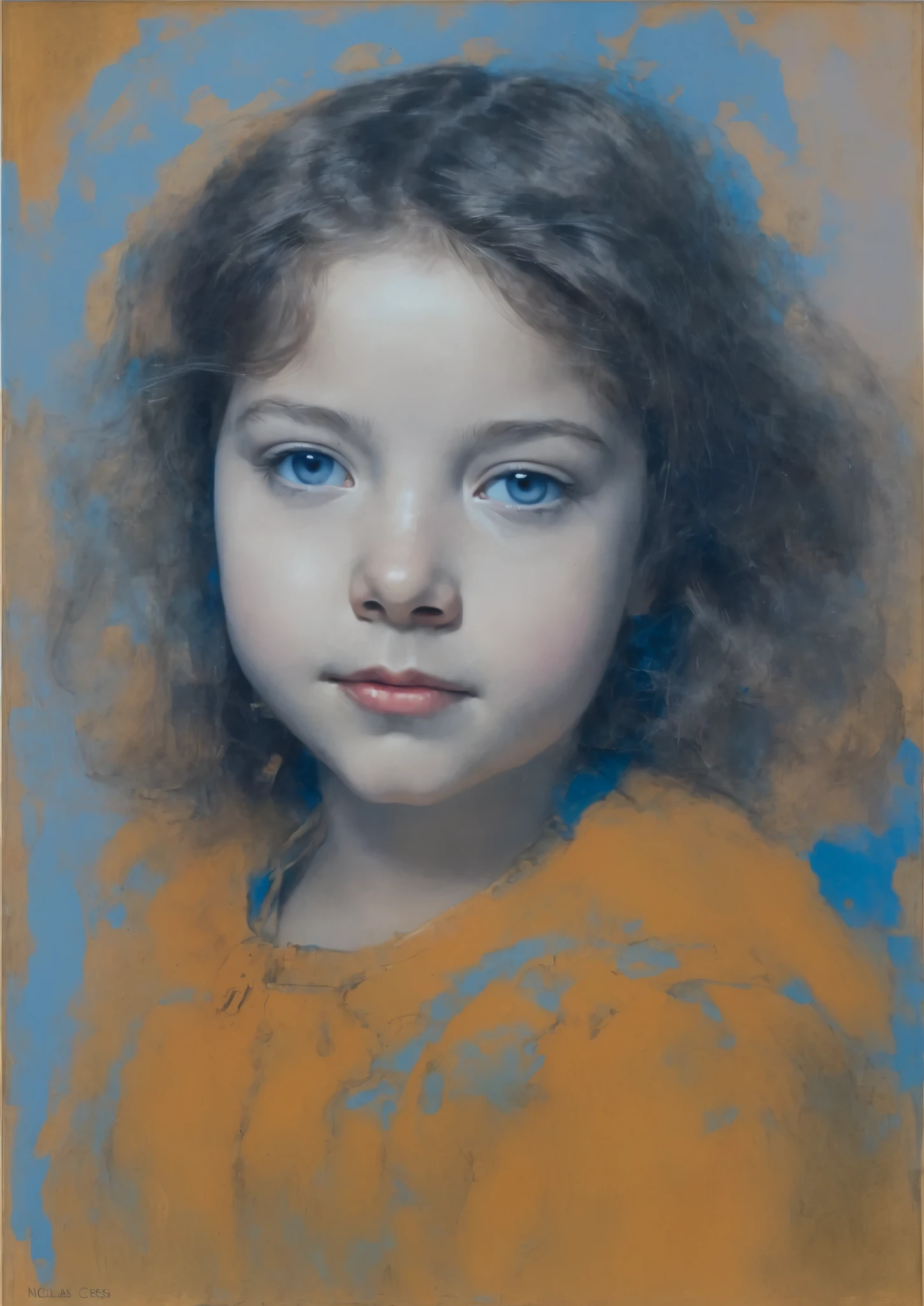 Young girl, creative improvisation (Created by Nicolas de Cressy)