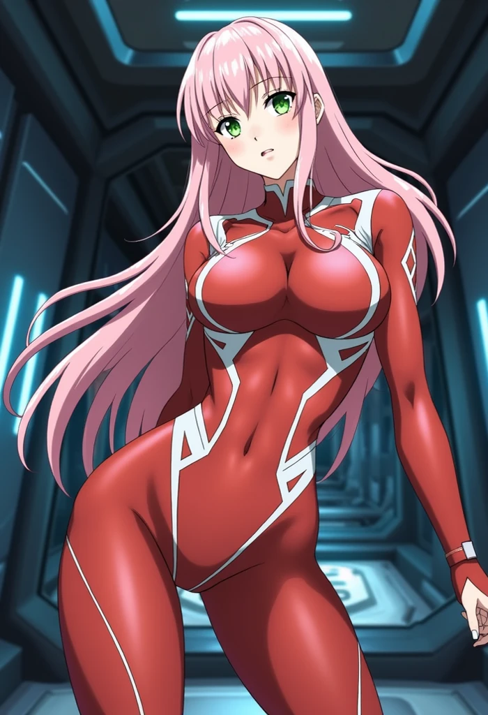 ((high quality:1.2)), 8k, extremely detailed, ((High detail:1.2)), (zero_two_\(darling_in_the_franxx\)), a girl with 18 years old, (crop top open underboob, thong panties), BREAK,
