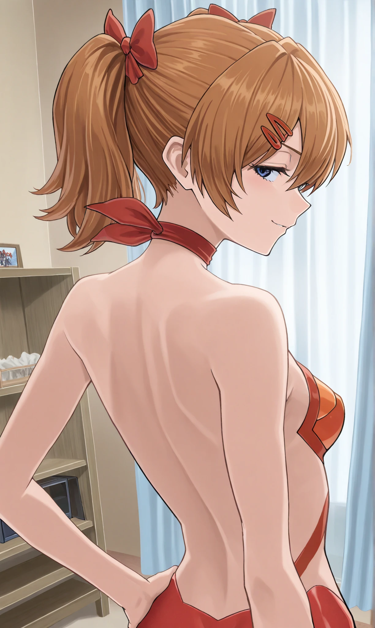(wearing bra and naked bottom:1.3), upper body, seductive look, blush, indoors, in office, looking at viewer, cloudy, moody lighting, (perfect detail eyes:1.2), glowing eyes, (long hair one braid:1.2), elemental skill effect, (Masterpiece, Best Quality, High Quality:1.4), professional artwork, Intricate Details, field of view, sharp focus, detailed painting, photorealistic lighting, trending on pixiv, (vivid lighting, vibrant colors:1.05), realistic shadows, ambient occlusion, (athletic body:1.3), mature woman, 20yo, shenhe, hyperdetail eyes, ((beautiful eyes, hyperdetailed eyes:1.4)), (((solo:1.4))), semi-realistic hair, hyperdetailed clothes, (((anime:1.4)))