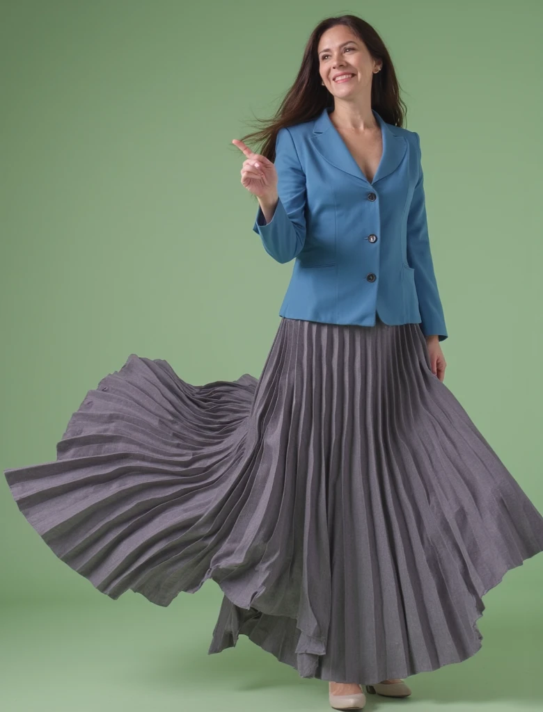 (sad eyed:1:1) (flirty smiling:1.4) (shy:1.5) woman wearing (long pleated:1.6) skirt outside and playing with her skirt, dressed in blazer a long fluent windy pleated skirt and simple low heeled office shoes, long pleated skirt, wearing blazer and skirt and shoes, pleated skirt, wearing pleated skirt, wearing long skirt, pleated skirt, blazer, low heels, (large breasts, big boobs:1,9), (shirtless, topless, bare chest:1,9), (flirting:1,5), ((lots of wind, wind blowing, windy conditions:1.3)), epic composition, highly detailed attributes, highly detailed atmosphere, (35mm f1.4 Kodak portra 400 photograph), extremely high quality RAW photograph, detailed background, intricate, Exquisite details and textures, highly detailed, (extremely freckled) skin