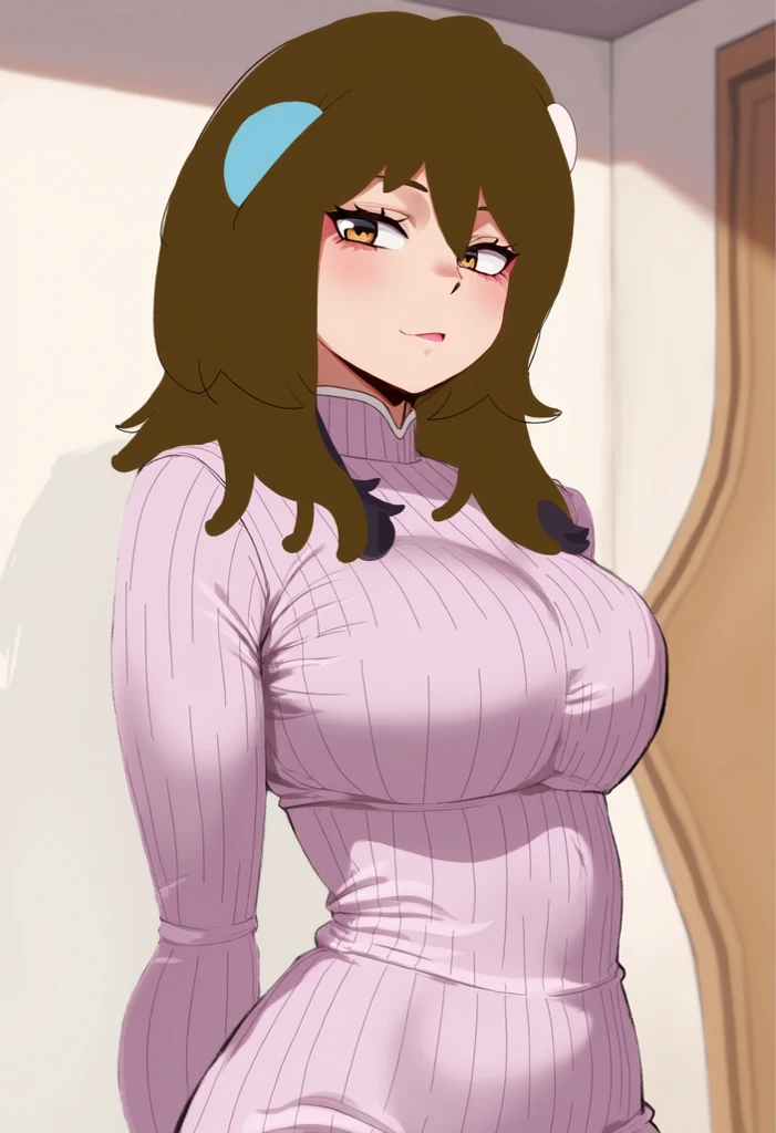 (NSFW), Misae Nohara, thick thighs, hourglass figure, half naked, Looking at the viewer with seductive eyes, man woman sex, Misae Nohara, exposed breasts, brown black hair, hard nipples, exposed vagina, hard sex, best quality, highres, bbyorf, gold earrings, large breasts, jewelry, off shoulder, red transparent sweater, sweater transparent dress, long sleeves, no panties, outdoors,