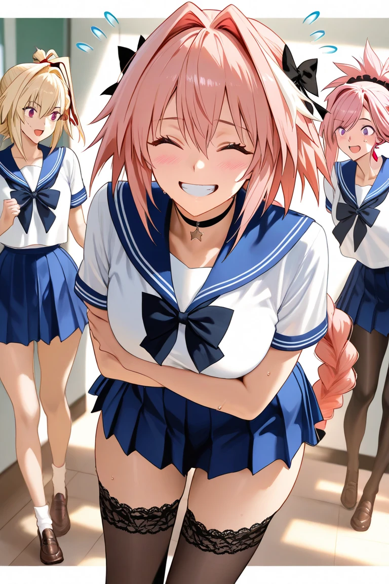 masterpiece,Highest quality:1.2,8K,High resolution,Very detailed:1.3,Perfect Anatomy,((Yoruichi),(makima (chainsaw man)),(Haruno sakura),(3 girls and all their pussies)),whole body,naked,Beautiful Skin,slim,(Pussy juice:2),Very detailed顔と肌の質感, Beautiful Eyes,Large erect nipples,Sticking out tongue,White of the eyes,tears,saliva,Big erect clitoris,Please open your mouth wide,(Wet body),Squirting,((Spreading pussy with fingers),(pubic hair))