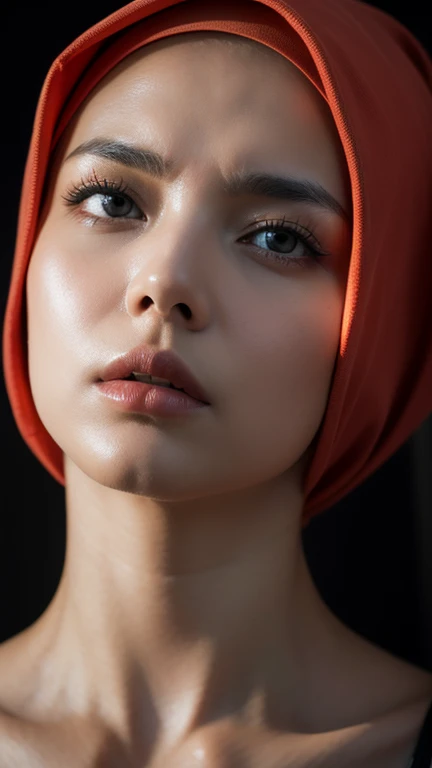 bellydancer, cyberpunk, javanese, (((hijabi))), cleavage, reflection light, chiaroscuro, depth of field, cinematic lighting, ray tracing, Sony FE GM, UHD, super detail, masterpiece, textured skin, high details, best quality, award winning,3D,hdr(HighDynamicRange),Ray tracing,NVIDIA RTX,Hyper-Resolution,Unreal 5,Subsurface scattering、PBR Texture、post-proces、Anisotropy Filtering、depth of fields、maximum definition and sharpness、Many-Layer Textures、Albedo e mapas Speculares、Surface coloring、Accurate simulation octane rendering of light-material interactions、Two-colored light、largeaperture、Low ISO、White balance、the rule of thirds、8K raw data