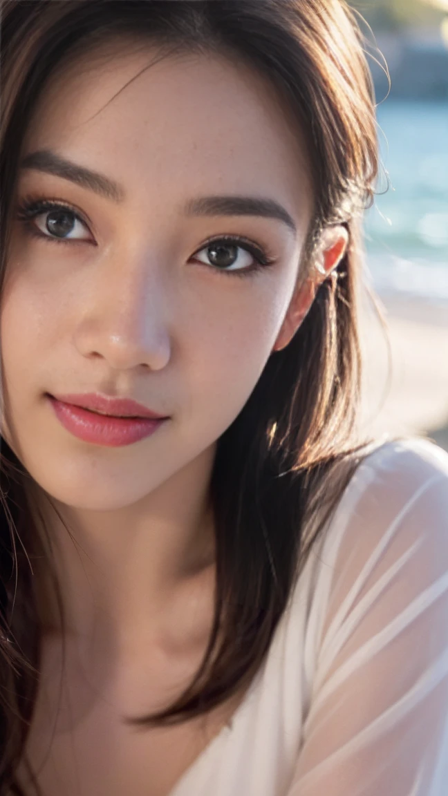 Completely nakedの女の子、20-year-old、cute、beautiful beauty、realistic, 8K, 1 girl, eyes with abnormal iris, (toned abdominal muscles)、Beautiful woman、beautiful shaped chest、spread your legs wide、lively、8K、K-POP idol、Completely naked、(sweaty)、((wet hair))、(erotic face)、toned thighs、highly detailed face、detailed lips、fine eyes、long brown hair、narrow eyes、spread your legs wide、close your eyes, I feel my mouth wide open、Furrow your eyebrows and close your eyes tightly、sleeping in bed、I&#39;m pushed down on the bed、Attacked by a man、The man takes my legs and spreads them wide open.、(A man&#39;s big penis is inserted into her vagina)、It hurts because of its size、It hurts and tears flow、I&#39;m panting from how good it feels、my arms are tied above my head、the man is ejaculating in my vagina、The  released by the man is overflowing endlessly from inside her vagina.、I close my eyes tightly for pleasure.、A lot of sweat is pouring out from my whole body、So that the whole body is visible、