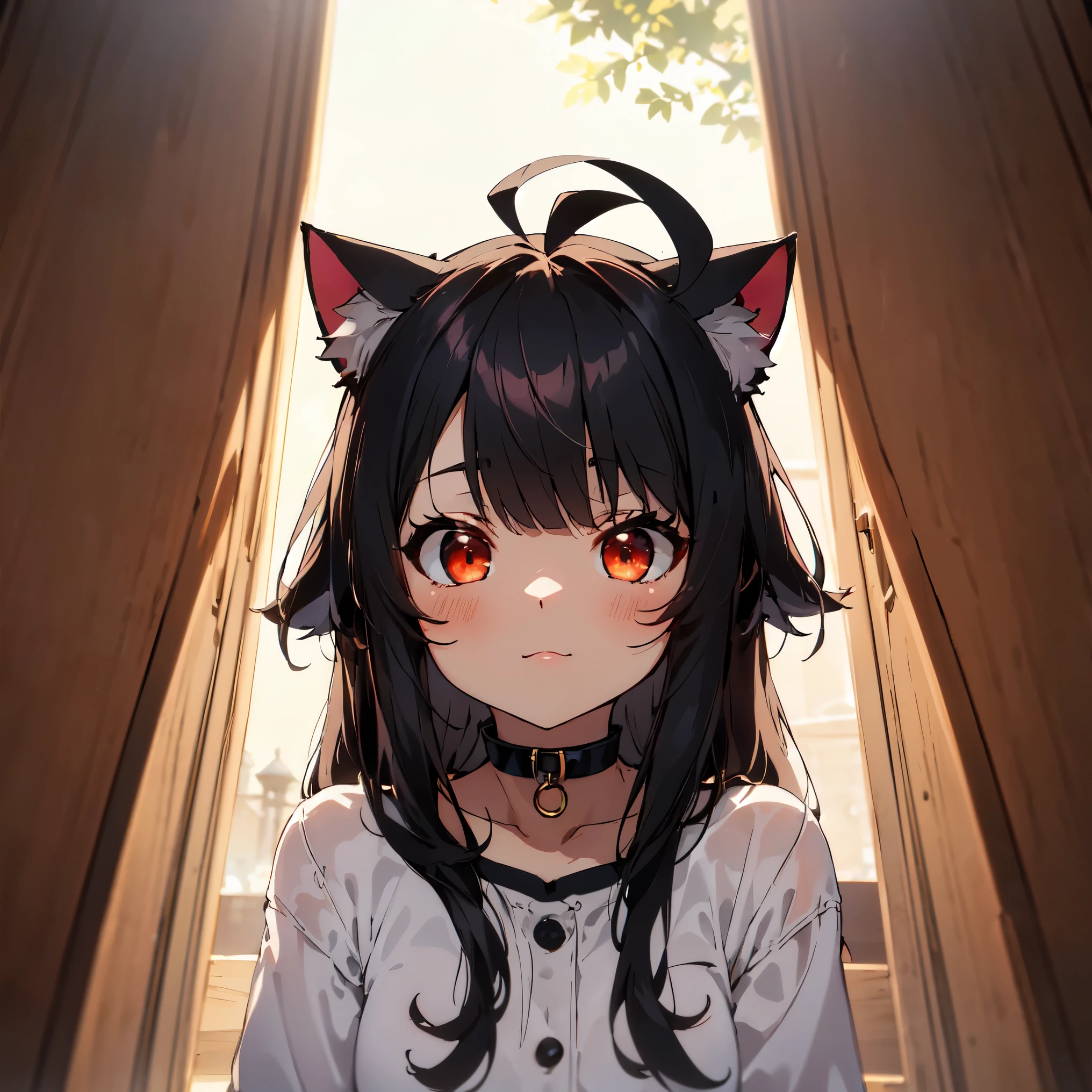 No apto para el trabajo,Harem in a different world labyrinth,Roxana,ombligo,((cat girl, cat black ears)), (red eyes), (long hair), (( black hair, (Ahoge), straight bangs,)),, 1 niña,完璧なojo,rostro perfecto, (Enfócate en su cara),muy detallado, iluminación perfecta,cintura delgada,cintura delgada,Gran obra maestra de pechos))), ((más alta calidad)) ,rostro avergonzado,i'Estoy en celo,emocionado,debajo de las tetas,ウェディングvestido,vestido,Guantes de boda,cinturón de liga,lencería fina,lencería sexy,postura sexy,collar de hierro,húmedo,Mi cuerpo está temblando,tratamiento sexual,Esclava sexual,Noche Ga, Iglesia por la noche con la luz de la luna brillando.