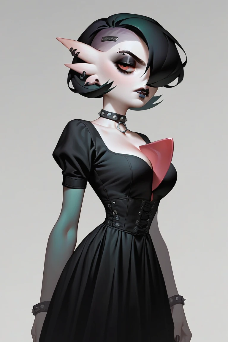 ((masterpiece, best quality)) Marnie, (pokemon), cutesexyrobutts, in a pink dress and black jacket, single character full body, realistic girl wearing a Pink dress, only head and shoulders, russian woman, adult woman, hyperrealistic, style boobapad, cyberpunk city background, upper body, portrait, breast focus, 1girl, breasts, large breasts, asymmetrical bangs, asymmetrical hair , bangs, huge breasts.