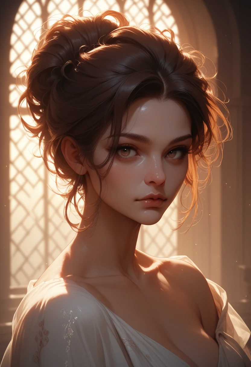 a beautiful naked girl, high detail, photorealistic, detailed face, beautiful eyes, detailed lips, long eyelashes, detailed skin, detailed hair, detailed hands, detailed feet, detailed ???????, beautiful body, elegant pose, serene expression, natural lighting, warm colors, cinematic composition, masterpiece, best quality
