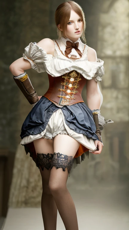 (masterpiece, best quality), intricate details, 1girl, 1girl in, 9, Solo, Long hair, Colossal, Looking at Viewer, whitish silver hair (standing full body toe to head by wooden pole:1.2) iron collar, arms behind back, iron cuffs, shackles, bound, bondage outfit, harness, o-ring, bondage outfit blindfolded, happy red cheeks, chain leash collar choker neck bell shackles wristbands bracers bracelets, cleave gag, sad face, red cheeks, crying tears, painful (she was sold and betrayed by her own family) BSDM BALLGAG