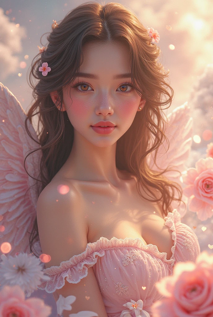 Another fairy-like cartoon girl in Chinese novels, take off bra. She is not wearing anything.