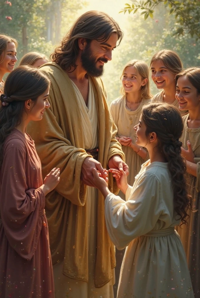 Jesus blesses the children