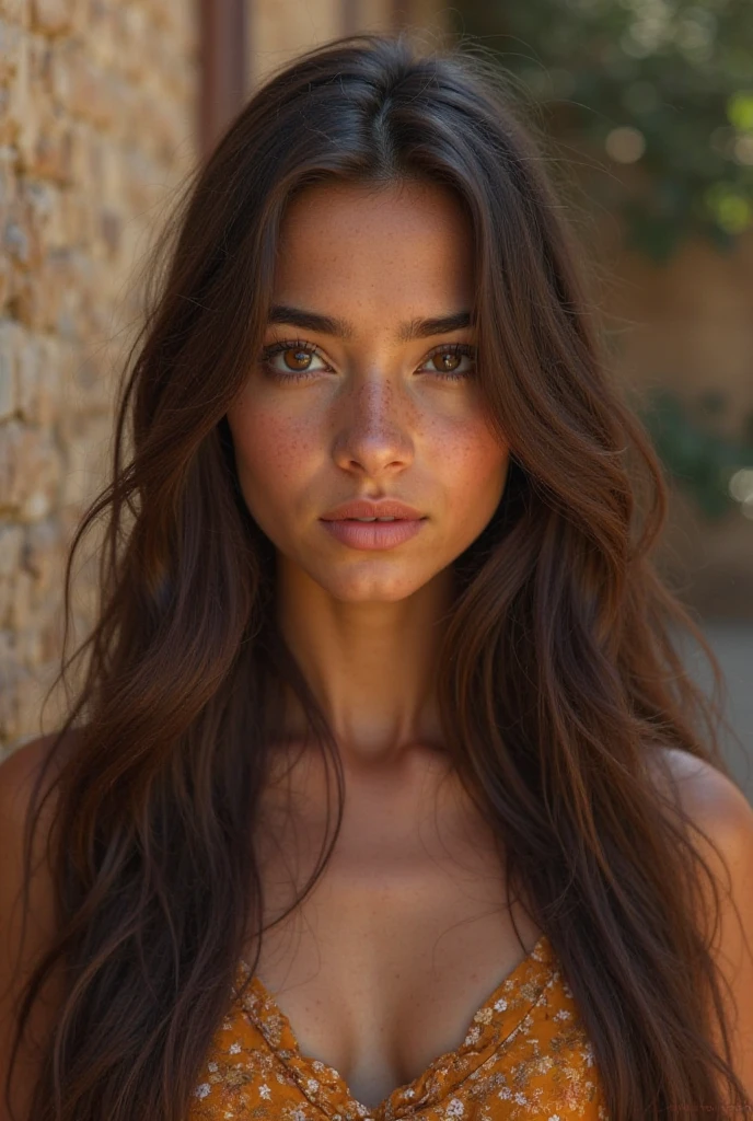 photography of a stunning woman in her mid-thirties, on a beach, (((naked))), enjoying, autumn, hot girl, ((medium bust)), light brown hair, highlights, long_hair, looks into the camera, symmetrical face, photorealistic, photography, spectacular lighting,, gorgeous, western, (masterpice), best quality, high resolution, extremely detailed, skin with pores, blurred background, depth of field, cinematic lighting