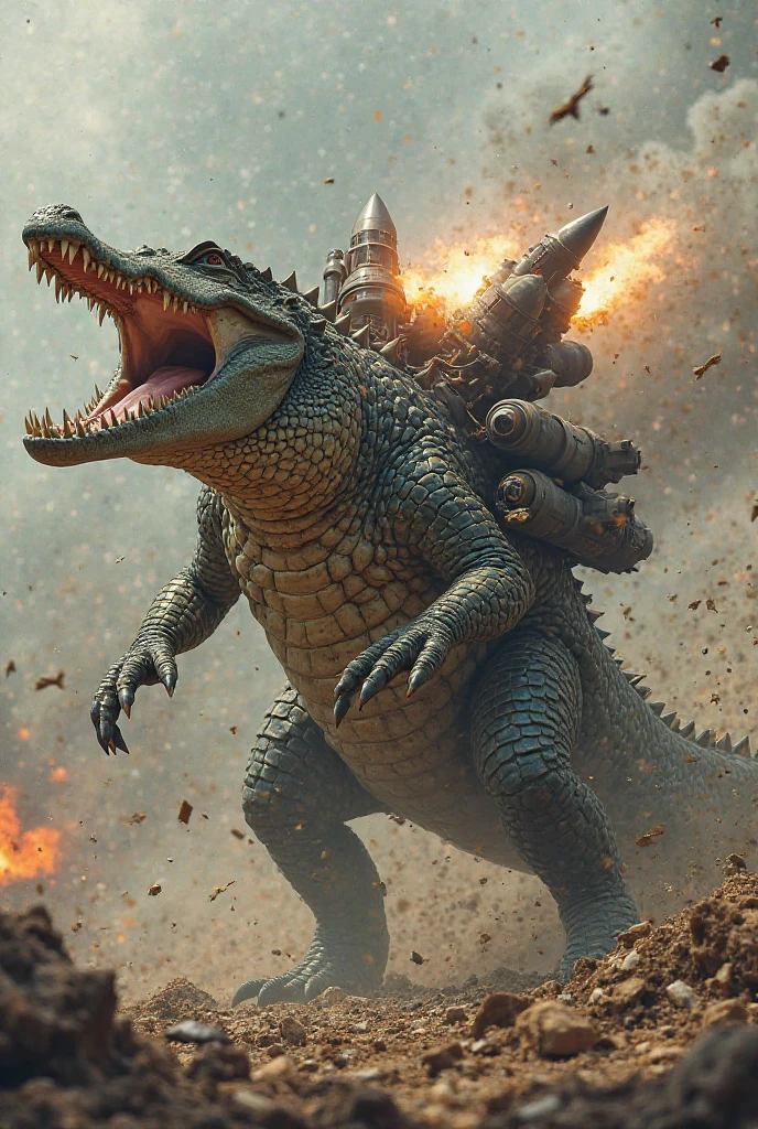 diy1,Godzilla and Kong in power clash, Godzilla's giant wings and sharp claws, Kong waving a huge rock, magnificent battle near skyline, Godzilla's destructive power, Kong's unwavering toughness, city ruins as battlefield, Godzilla's volcanic fume attack, Kong's deft use of tools, clash of their powers, Godzilla's atomic breath, Kong's brave close combat, Godzilla diving from high above, Kong's steadfast gaze, city trembling under their battle, Godzilla's intimidating presence, Kong's fighting strategy, contrasting momentum, Godzilla's roar, Kong's aggressive stance, greatest clash between heaven and earth