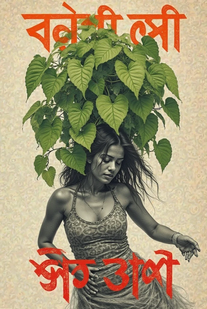 Create an image of a human figure upside down on a white background. The human's head should be at the bottom, with the hair transformed into tree roots spreading out. The torso should resemble a tree trunk, and the arms should branch out like tree limbs. The genitals should be depicted as blooming flowers. Ensure the overall look blends human anatomy with plant characteristics, emphasizing the connection between humans and plants."
