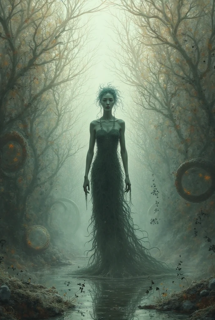 by Elias Goldberg, (otherworldly, dark palette, highly professional, dramatic lighting, extremely beautiful:1.4), (intricate details, masterpiece, best quality:1.4),
Lovecraftian horror, eldritch, cosmic horror, unknown, mysterious, surreal, highly detailed, looking at viewer, dynamic pose
in the style of Nicola Samori