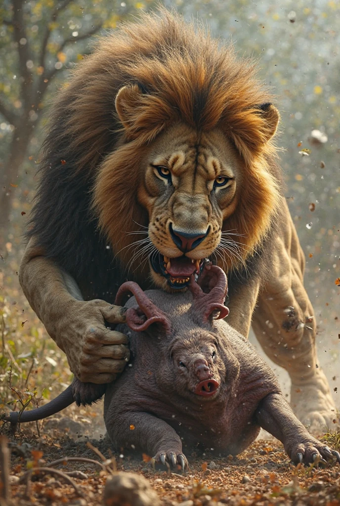 ((((lion sucking dinosaur balls)))), masterpiece, high quality, realistic, detailed background, (((males))), (((dinosaur, dinosaur tail raised, lion head))), (feral), (((wide hips))), ((((dinosaur butt focus, anus, close up)))), (masterpiece), best quality, 4k, 2k, (intricate:0.9), (high detail:1.2), (absurd res), ((((hyper balls, feral, duo, licking anus, rimming, anal rimming, rim job, rimming butt, tongue out, tongue in dinosaur anus, mouth on anus, close up, facing butt, poop on lion tongue, lion rimming poop, oral))))