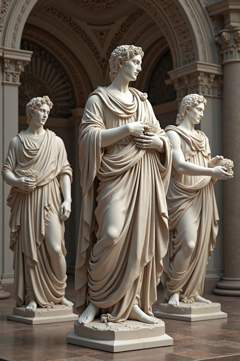 Greek statues