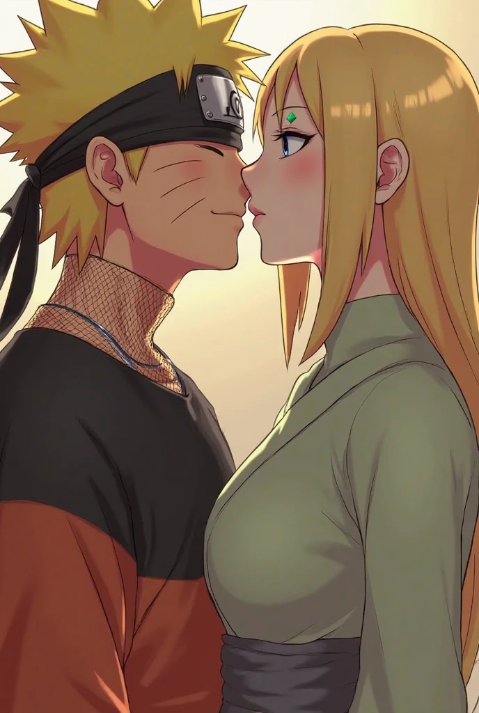 naruto kissing tsunade