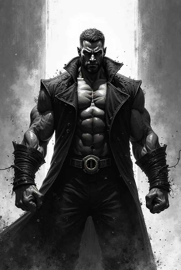 A male strong vilen for manga character