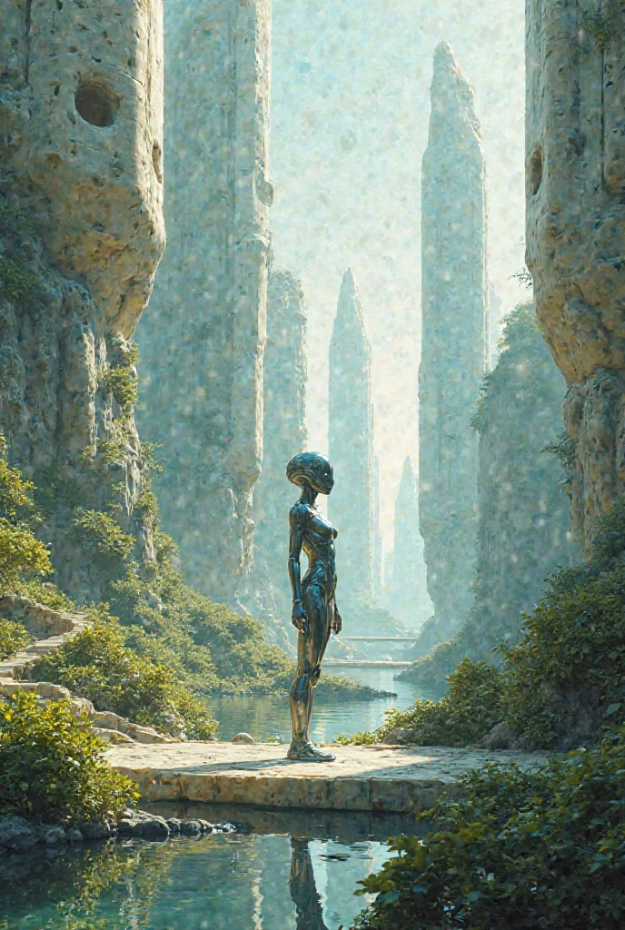 Surrealism Painting, a human figure on a whimsical mystical landscape, art by Breton and Carrington and Dal and Ernst and Fini and Magritte and Oppenheim and Picasso, intricate details, panorama, 8k, featured art, movie concept art, hyperrealism, octane render, cinematic