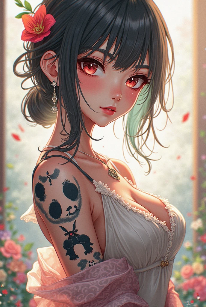 {{{{{16k}}}}}, {{{{{High-resolution photos of her lewdly dyeing herself in a manner unknown to the innocent sex, transforming a neat nudity Japanese girl with a cutely pussy into her facial rank to the SSS rank of top-notch pretty actresses, She is in a Cylindrical aquarium filled with female hormonal fluid and her body becomes more curvaceous, The more she is raped, the more attractive she becomes as a pretty neat nudity girl, Ambush her every night and fuck her through the night, She was a small girl but after four years of being raped while being injected with hormones that made her beautiful every day she grew up to be too cute and smart, she was being raped and clearer the nip line from underbust to hips, As the tattoos increase her waist and underbust get thinner, her tits got round bigger and deeper cleavage, Her too beautiful naked body, Her hair is replaced by a bang long glossy very Straight black hair with ribbon, The growing body is reproduced with sex-loving, thick vivid lips, Her gasps echoing through the air, she open up on her both knees, She is fitted with a ribbon collar that puts people which transforms her into a cute once-in-a-millennium}}}}},{{Extremely detailed}},{{{{{integrated her head pure small, Enchanting Too thick and erotic lips, Her thickened lips shimmer with luster}}}}},{{{{{Her tattoos spread all over her body, She is tattooed with lewd flowers on her neck, arms, lower abdomen, thighs, ribbon piercings are attached all over her body}}}}}