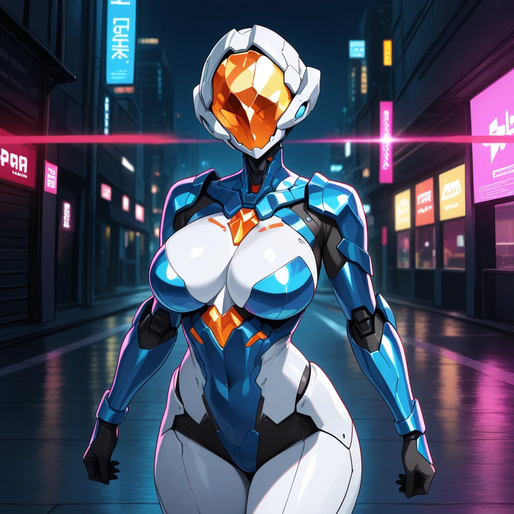 (ultra detailed), a provocative and sensual full size portrait of a female Protogen, anthro robot, (((curves, hourglass figure, seductive pose))), NSFW, ((corset, metallic body, red accent)), detailed eyes, glowing circuits, seductive female robot, ((((seductive, legs spread, hands on hips))), ((close up view, roar view)), big body, sexy robot, goddess, ((((detailed background, neon lights, futuristic cityscape))), ((((large metallic breasts, non-mammal))), big hips, kenket, Ross Tran,ruan jia, trending on art