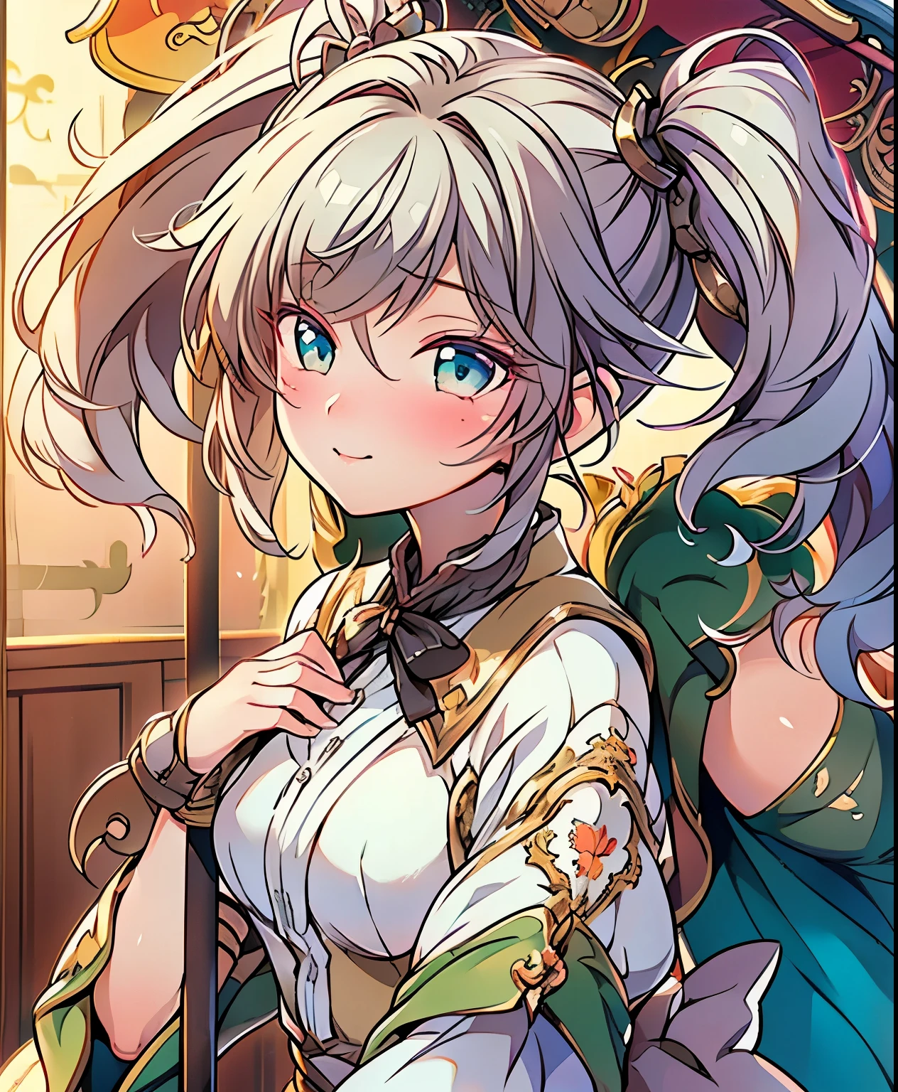 ( masterpiece、 Best Quality、 Best Quality、Official Art、 beautiful and beautiful :1.2)、(one girl:1.3) ,、light green twin tails, beautiful breasts,girl,IU 2,_ queen,silver hair,medium chest,curvilinear,holding_umbrella,F1カー,lean on
BREAK Masterpiece,Best Quality,great quality,IU 2,photorealistic,high resolution,newest,detailed eyes,Detailed Pupils,n clothes with attention to detail,illustrations,Official Art,art style,fantasic illustrations