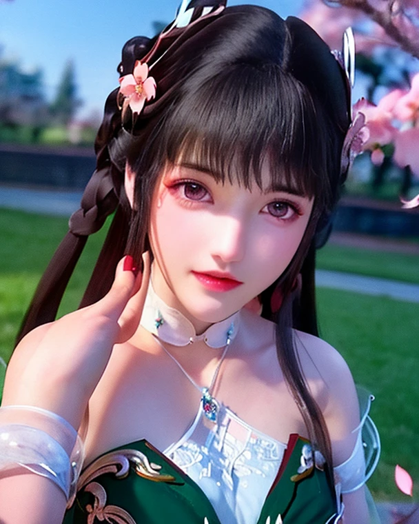 8k, RAW photos: 1.2), highest quality, ultra high resolution, (pink petals fluttering), (illustration), (1 girl))), (short hair, bob), (transparent white sheer sleeveless dress, mini skirt)), (silver hair, blue eyes) beautiful face, (bright lip gloss, long eyelashes, smooth) face, bright skin, natural shadows, wide light, depth of fieldStrong color, subtle caustics: 0.8), smile, (big), (rain: 0.9), Hanazono behind the girl, (focus), (standing on the surface of the water)), (color splash), colorful splash, ((colorful))), (sketch: 0.8), masterpiece, best quality, beautifully painted, highly detailed, (denoise: 0.6), splash ink, (((ink refraction)), ( (Masterpiece, Best Quality, Highly Detailed), Highly Detailed, (Masterpiece, Best Quality, Highly Detailed) CG Unity 8k Wallpaper, Masterpiece, Best Quality, Ultra Detailed, (Lycoris radiata)