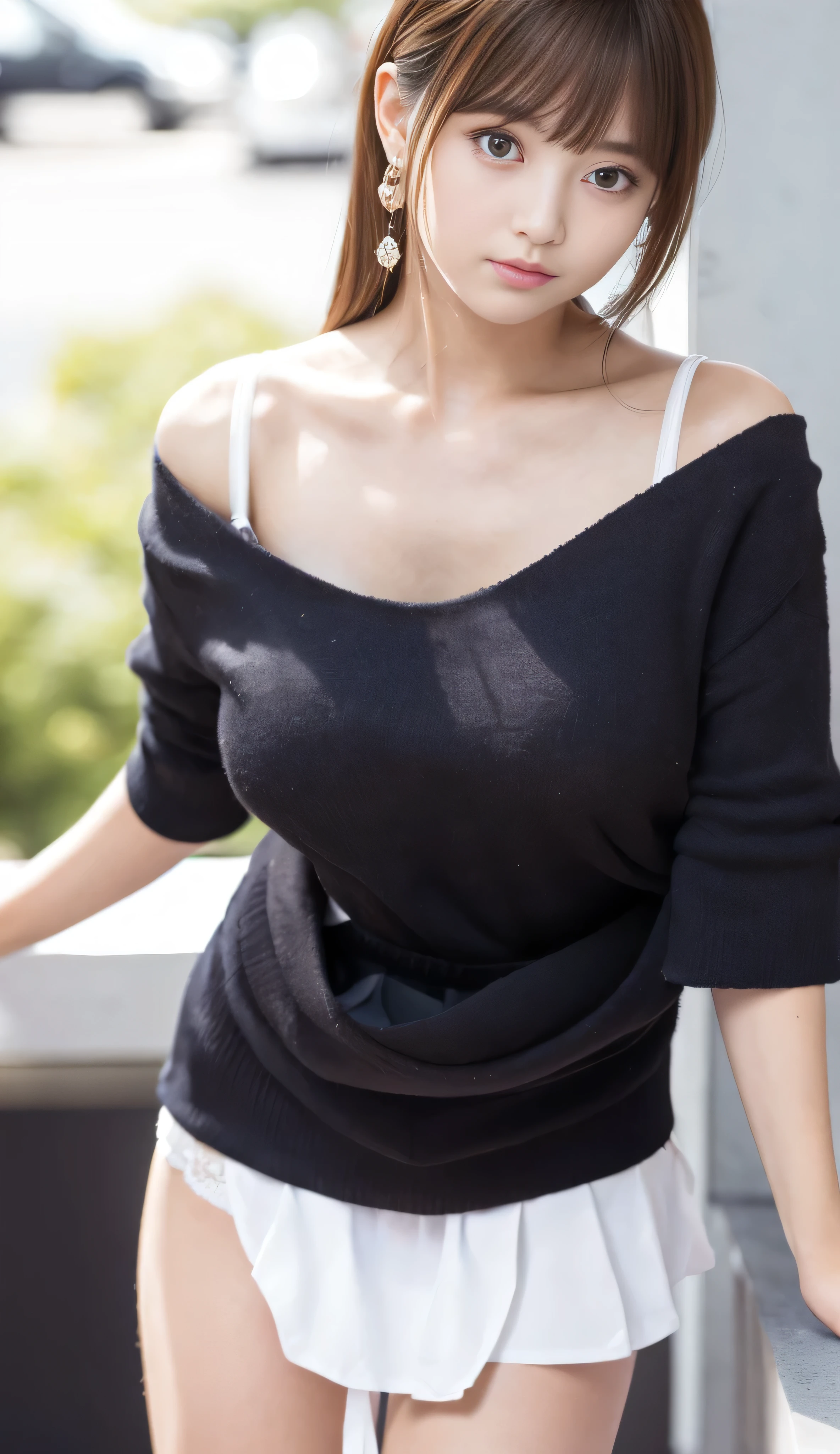 dark brown haIr、LIght brown eyes、Japanese actress、I am about 40 years old、(IntrIcate-detaIl:1.2)、(top-qualIty:1.4)、 (超A hIgh resolutIon:1.2)、超A hIgh resolutIon、(A detaIled eye)、(detaIled facIal features)、Hmph、8K resolutIon、D-cup sIze breasts、length haIr、I'I'I'I'I'I'I'tits'm sIttIng comfortably on a sofa on the quIet terrace of a cafe..、RelaxIng、LeanIng on the backrest、Obscene pose、Beautiful legs、Please bend your legs、Please lift your chin a little、Expressions of sadness、A masterpiece of transparent painting、See-through T-Shirts、Tube top、Denim pants、Cocktails at the terrace bar in the evening、summer night、Angels、Drunk look。