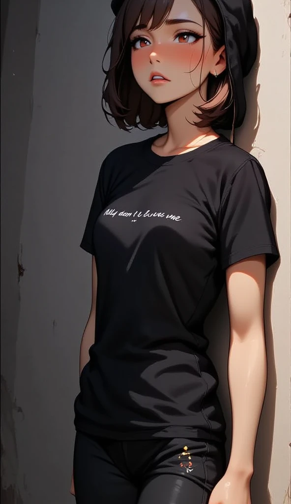 (n0t1t5:1.1), <lora:n0t1t5-v2c:1>, 1girl, solo, black hair, shirt, sky
