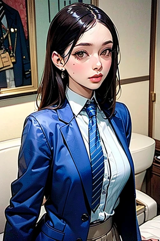 sfv, realista, Obra maestra, Detailed interior scene of busy subway train, Detailed background of VERY crowded subway train interior, Sty crazy (mujer 1) usa sexy ((uniforme escolar)), (((falda levantada)), (gran culo), (Grueso), (scared expression), Estar rojo en la cara, Young little man touching woman's ass from behind 1, The man's crotch is close to the woman's backside(((The old man pressed his chest against mujer 1's back))) y (((Hold his waist behind you)))