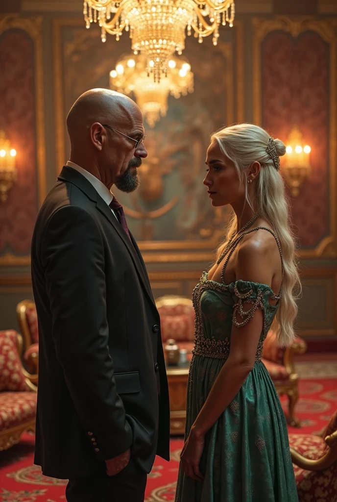 President Lula talking to the character Storm from X-Men