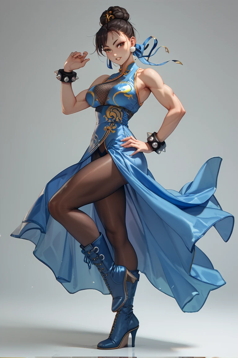 Harley Quinn,a woman in costume, Concept art by Juan O'Gorman, CG trends, under art, 《king of warriors》figure, fighting game characters, Headquarters rendering, As a Tekken character, Kami, Harley Quinn Station, chun - li, Chun-li, chun li, Charming Jill Valentine, (best quality, 4K, 8K, high resolution, masterpiece:1.2),Super detailed, (actual, realistically, realistically:1.37), concept artist style, (realistically:1.2), (endless reality), (masterpiece:1.2), (best quality), (Ultra-detailed), (8K, 4K, complicated),, alone,