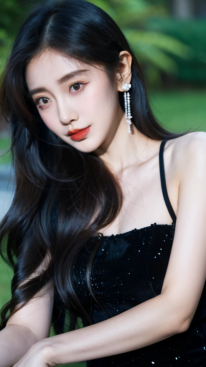 Ultra HD resolution,artistic photos,21year girl,earrings,long hair,Cold white skin,E cup,show out ,messy hair , messy hair ,Ruddy face,dress less