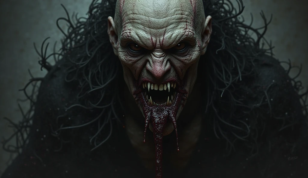Apparition,zombie,Monster,ghost,scared,Scary,dirty,grotesque,darkness,Trying to attack,The teeth are like a knife.,There's blood all over my body,Atrocious,Raise your hands and try to attack,