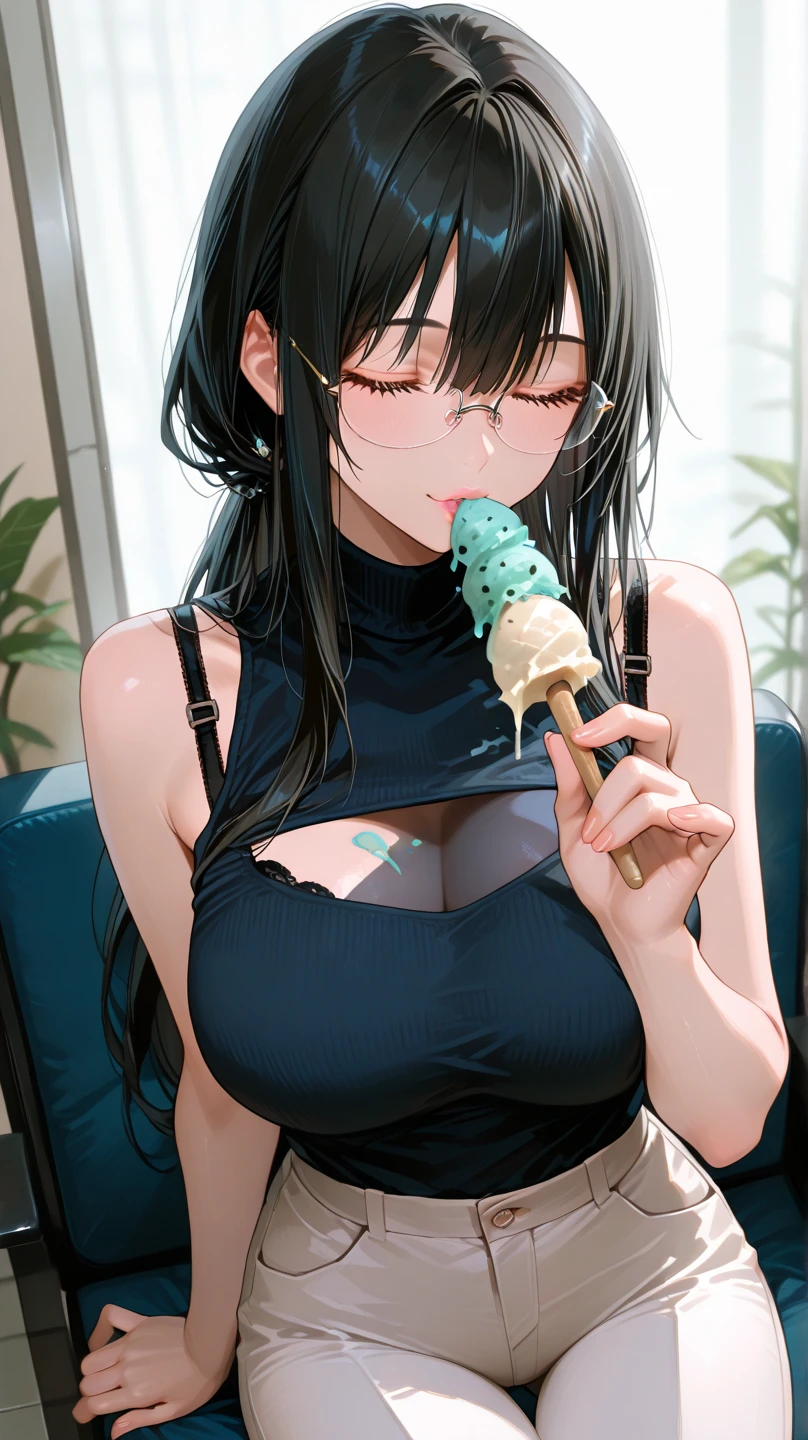 sexy girl giveing a blowjob