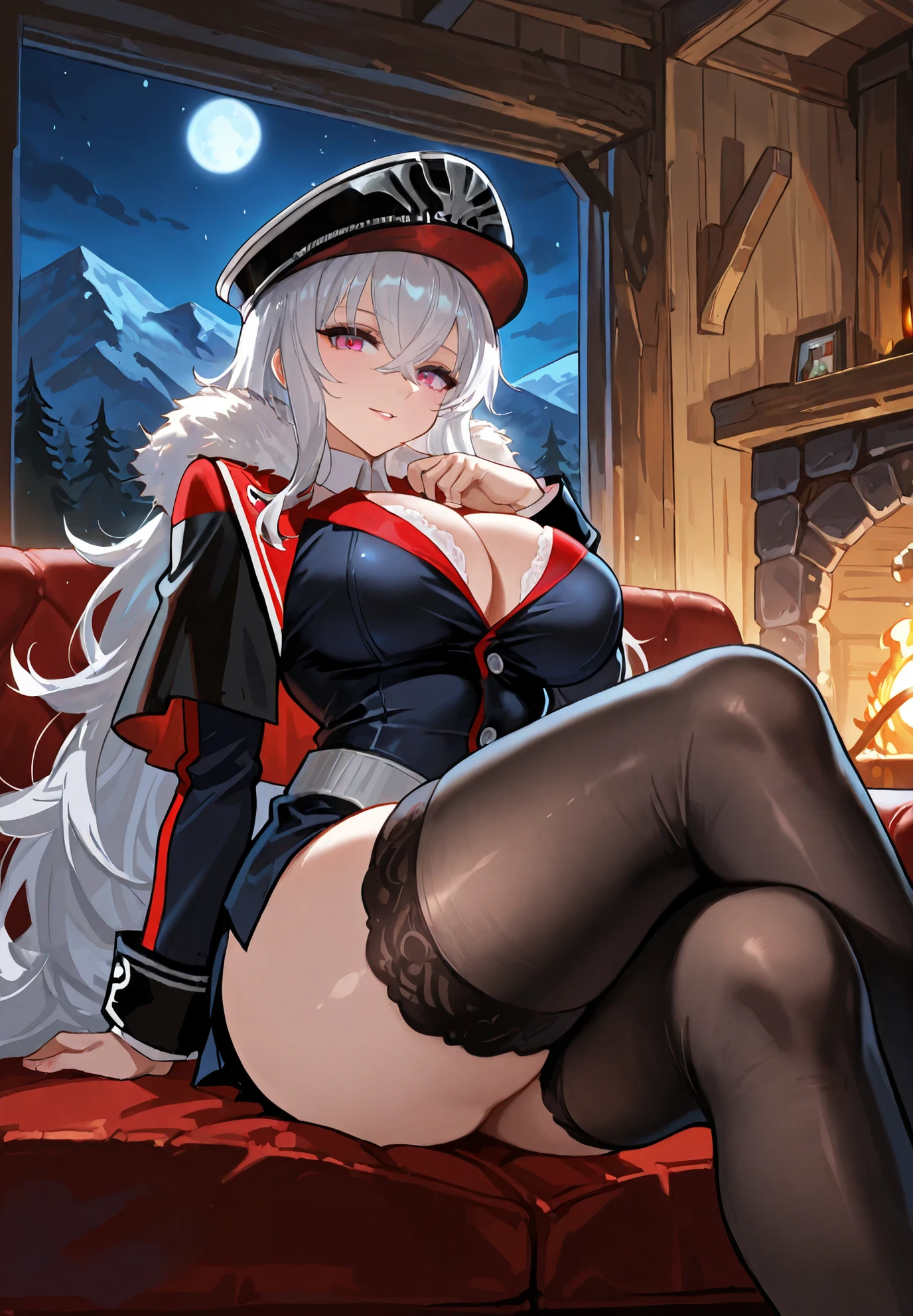 ((Seductive lady:1.3, solo:1.2))、((fusion of fox and lady:1.2))、((snowy mountains:1.4))、((blizzard:2))、((pelts clothes))、((fur boots))、((slant eyes:1.2))、((She writhed))、((dynamic angle:1.3))、((full body))、((underboob:1.3))、((Meticulously drawn hands:1.2))、((Glossy realistic skin texture))、((shiny skin))、((Meticulously drawn hands:1.2))、perfect anatomy、masterpiece, ultra-detailliert, 8k, hiquality, Top image quality, Smooth texture、watercolor
