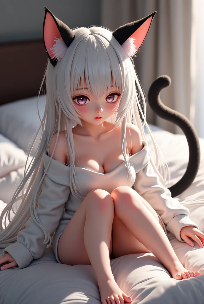 (best quality,4k,8k,highres,masterpiece:1.2),ultra-detailed,(realistic,photorealistic,photo-realistic:1.37),HDR,UHD,studio lighting,extremely detailed eyes and face,beautiful detailed eyes,beautiful detailed lips,long eyelashes,(((multiple girl))),anime style,soft lighting,cute expression,intimate atmosphere,blush,colorful background,vivid colors,happily engrossed in the activity,colorful blanket,playful mood,delicate features,endearing smile,innocent charm,dreamy ambiance,silky smooth skin,sensuous movements,splendid lighting effects,enticing pose,tasteful portrayal, artistically curated composition,pleasing color palette,graceful curves,luminous highlights,whisper of eroticism. (((naked))), (((sex position:1.4))).(((white hair))),(((big tits ))),(((8 yo))),((())),(((anime loli face))(open legs :1.4))),(((cat girls))),(((cats ears))),(((lying in bed))),(((fingering))),(((creampie))),(((cum)))