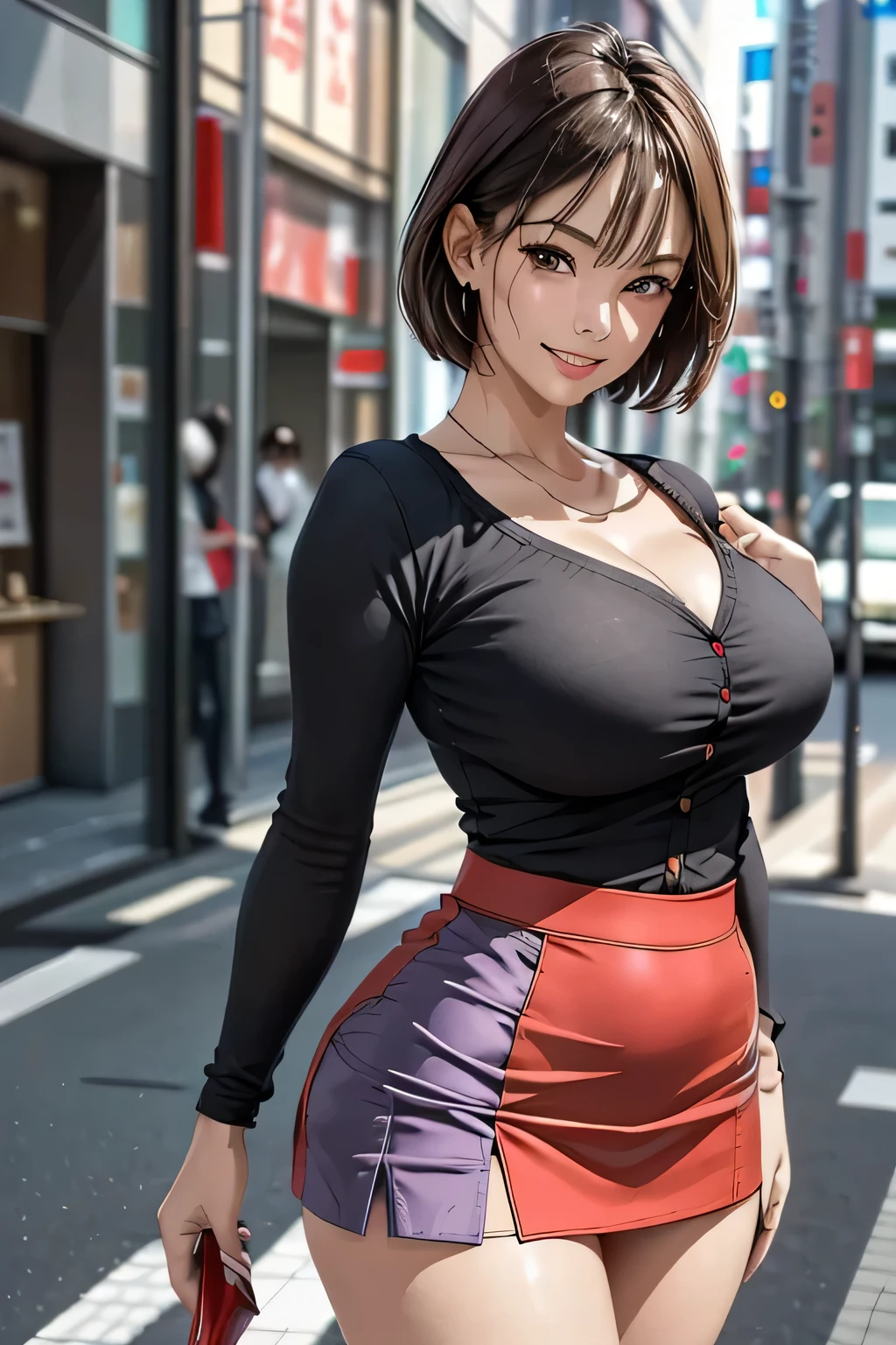 #Basics A girl is posing for a photo, animeのかわいい女の子, (((One Girl, Baby Face, Young girl, 16 years old))),
BREAK
#Clothing Accessories
(((Wine Red Midi Dress + Camel coloured trench coat + leather ankle boots), big silver necklace, Gold Hoop Earrings)),
BREAK
#Features
((Black Hair:1.4), (Bangs), (Blunt bob cut:1.4)),
(Droopy eyes,blue eyes), (Small breasts),
BREAK
#background environment
((noon, Sunlit downtown area)),
#Facial Expression Pose
((Embarrassing, smile), (Relaxed pose)),
#composition
((Face the camera, Angle from the front, Cowboy Shot:1.4)),
BREAK
#Body parts elements
(Detailed hair, Beautiful Hair, Shiny Hair),
(double eyelid, Long eyelashes),
(Expression of fine eyes, Beautiful and delicate eyes, Sparkling eyes, Eye Reflexes, Glitter Eyeliner),
(Human Ear),
(Beautiful Nose, Thin Nose),
(Glossy lips, Beautiful Lips, Thick lips, Glossy Lips, Natural Cheeks),
(Detailed face, Symmetrical facial features),
(Detailed skin, Textured skin, Beautiful Skin, Shiny skin),
BREAK
#Quality
(((Highest quality)), ((masterpiece)), ((Very detailed))), ((High resolution), (16K,1080P)),
(Realistic), (Anatomically correct),
((comics, anime)), (3DCG), CG illustration,