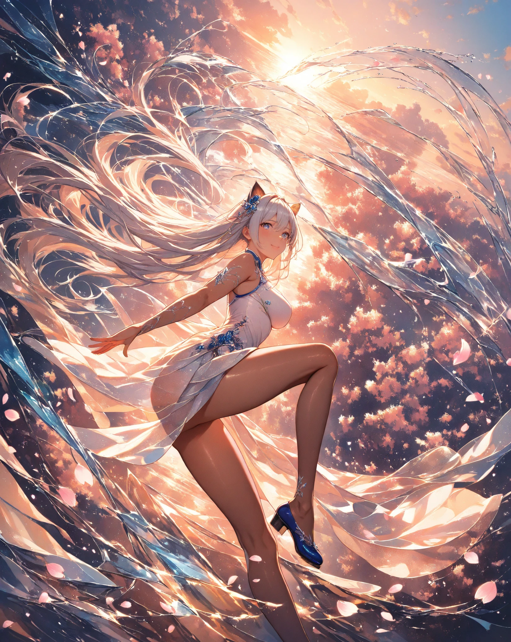 Naked anime girl