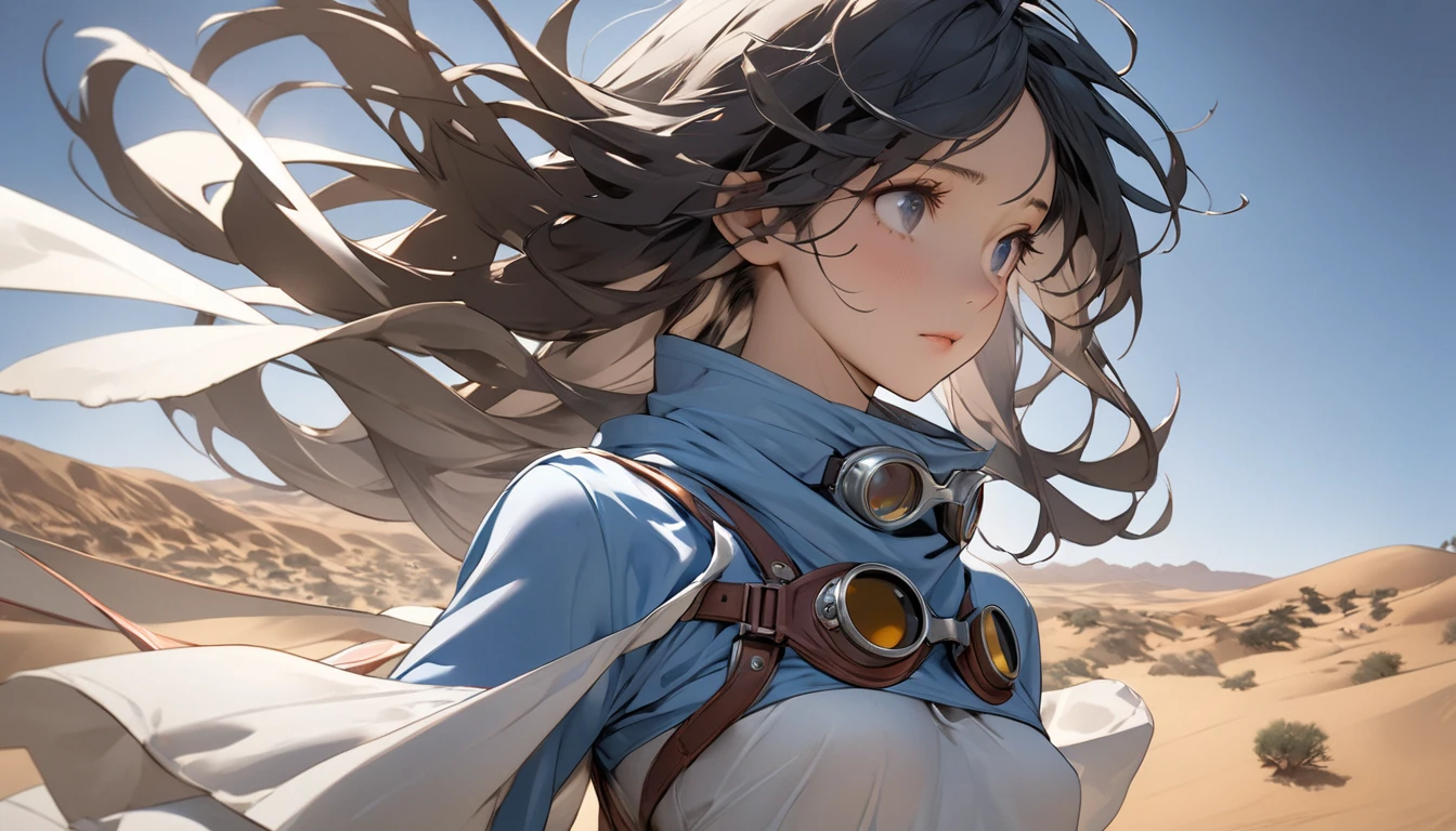 Arthur Rackham, Tamara Alves, Graça Morais, Yoshikazu Yasuhiko, Hiroyuki Okiura, Surrealism Mysterious Weird Fantastic Fantasy Sci-fi, Japanese Anime, Miniskirt Beautiful Girl Airborne Troops,  Protecting the Earth, detailed masterpiece low high angles perspectives 